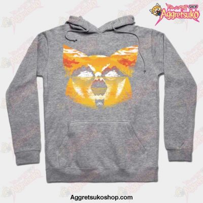 Aggressive Sunset Hoodie Gray / S