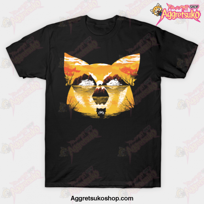 Aggressive Sunset T-Shirt Black / S