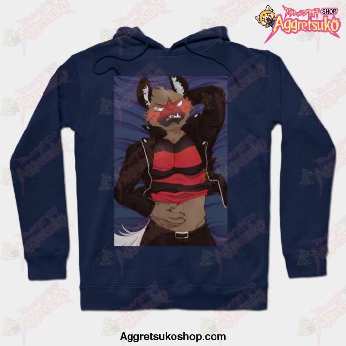 Haida Furry Daki Hoodie Navy Blue / S