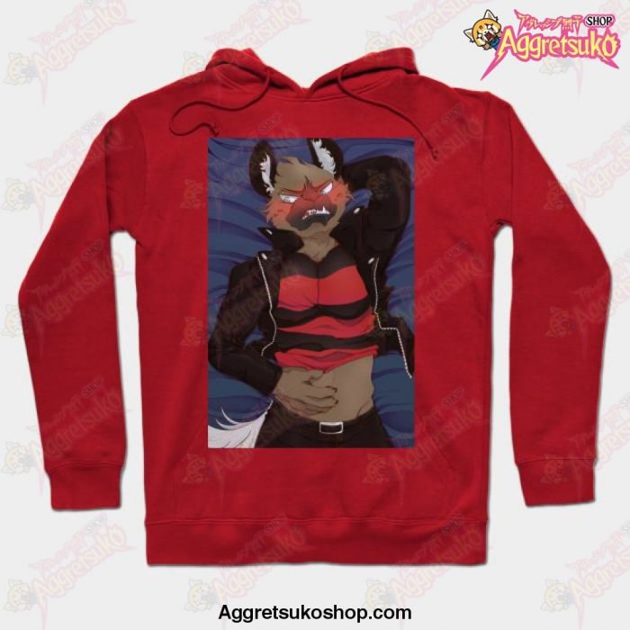 Haida Furry Daki Hoodie Red / S