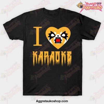 I Love Karaoke T-Shirt Black / S