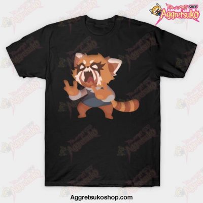 Unisex Aggretsuko T-Shirt Black / S