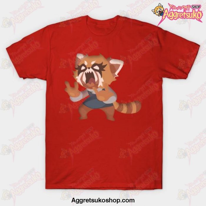 Unisex Aggretsuko T-Shirt Red / S