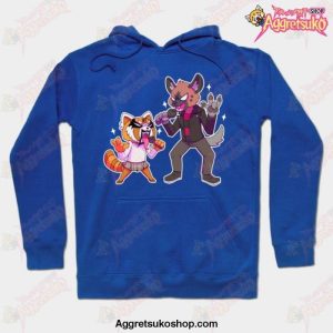 aggretsuko retsuko and haida hoodie blue s 411 700x700 1 - Aggretsuko Shop