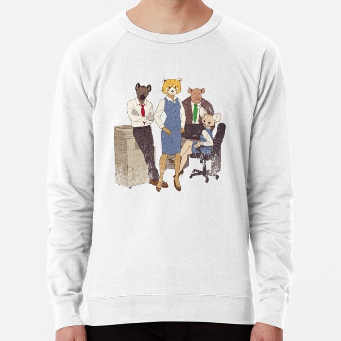 ssrcolightweight sweatshirtmensfafafaca443f4786frontsquare productx1000 bgf8f8f8 5 - Aggretsuko Shop