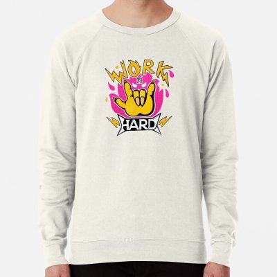 ssrcolightweight sweatshirtmensoatmeal heatherfrontsquare productx1000 bgf8f8f8 7 - Aggretsuko Shop