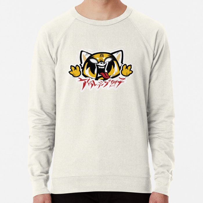 ssrcolightweight sweatshirtmensoatmeal heatherfrontsquare productx1000 bgf8f8f8 - Aggretsuko Shop